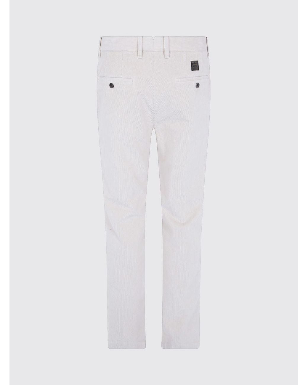 Incotex Gray Corduroy Chino Trousers for men