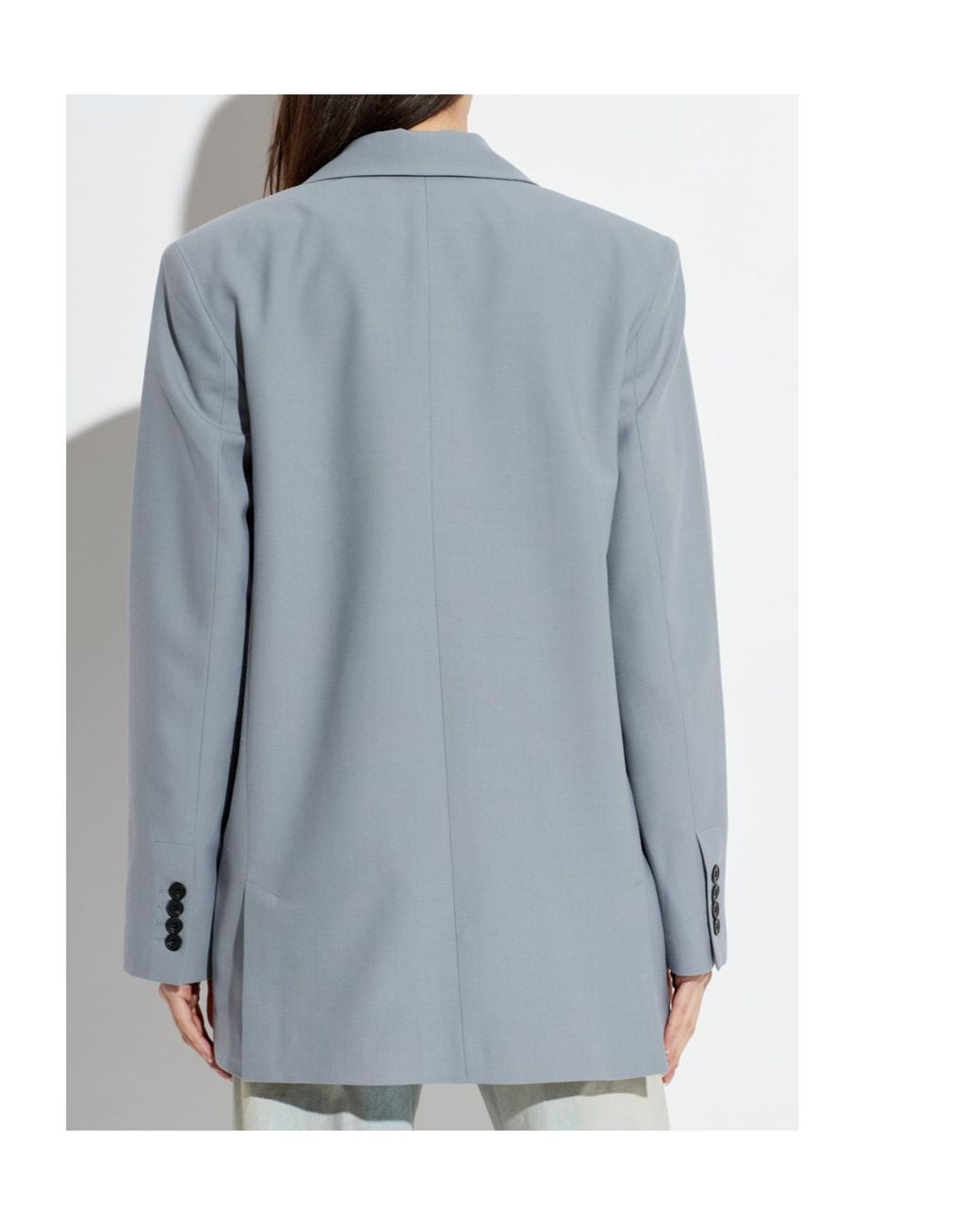 IRO Blue Long-Sleeved Suit Jacket