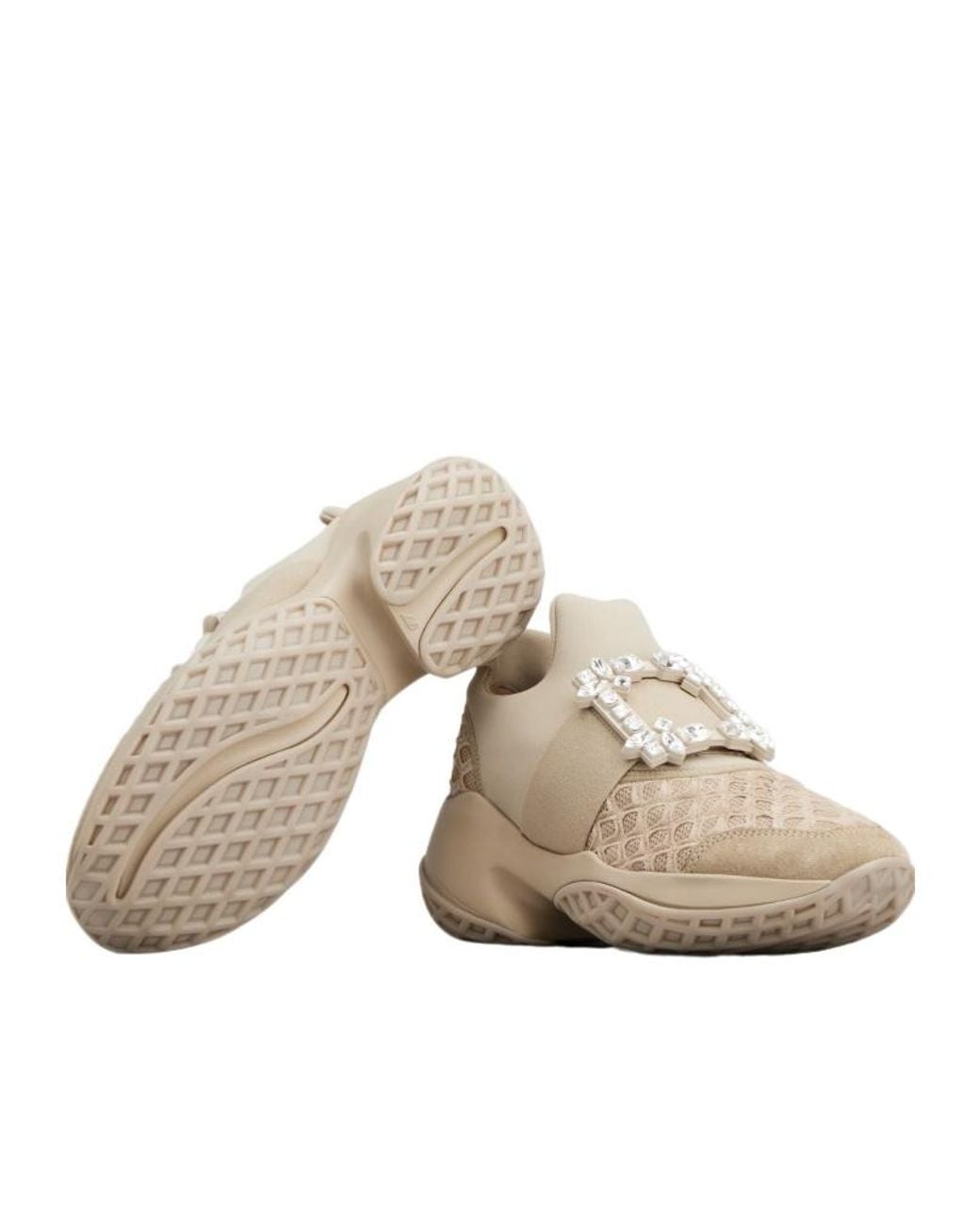 Roger Vivier Natural Viv Run Sneakers