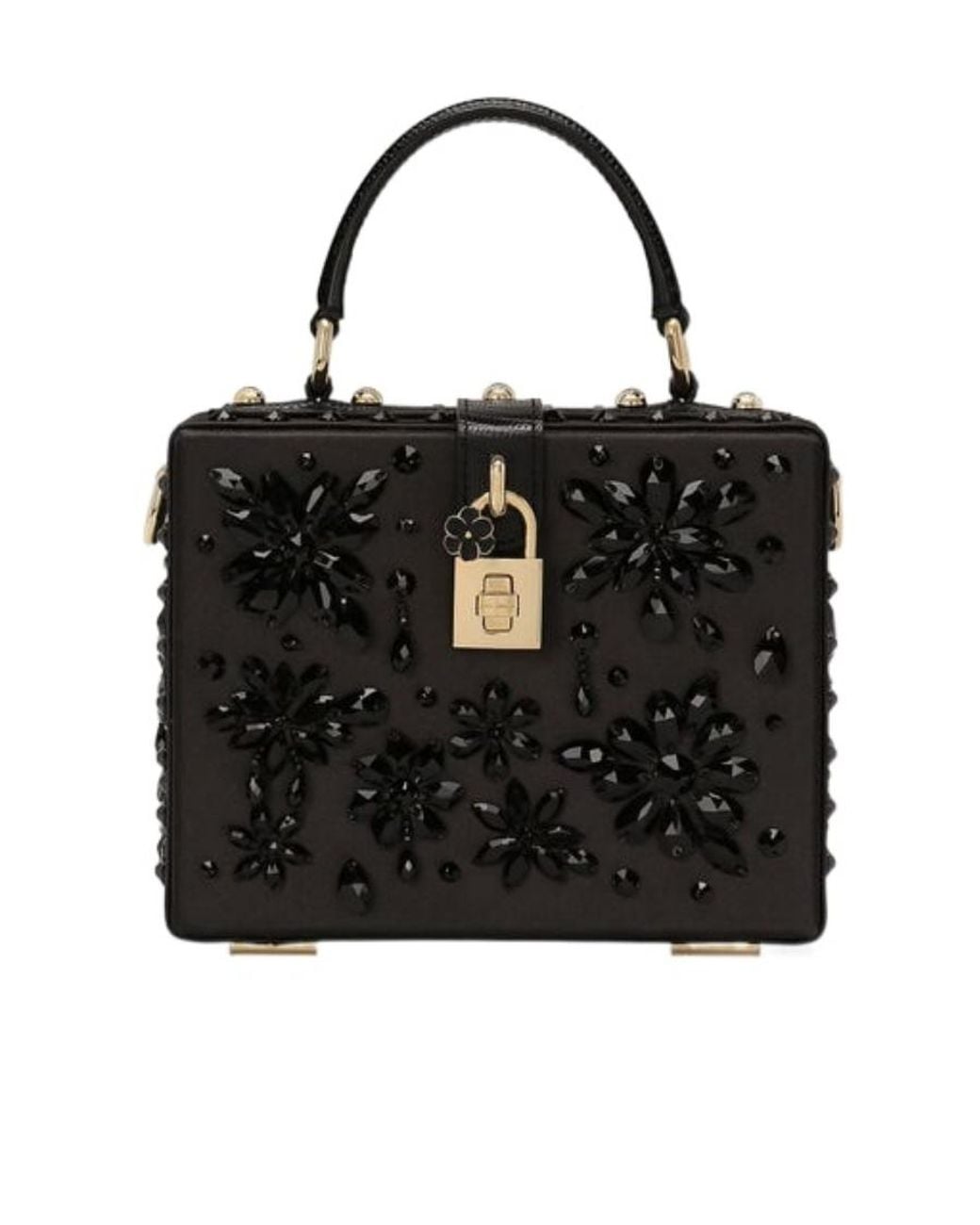 Dolce & Gabbana Black Dolce Box Handbag