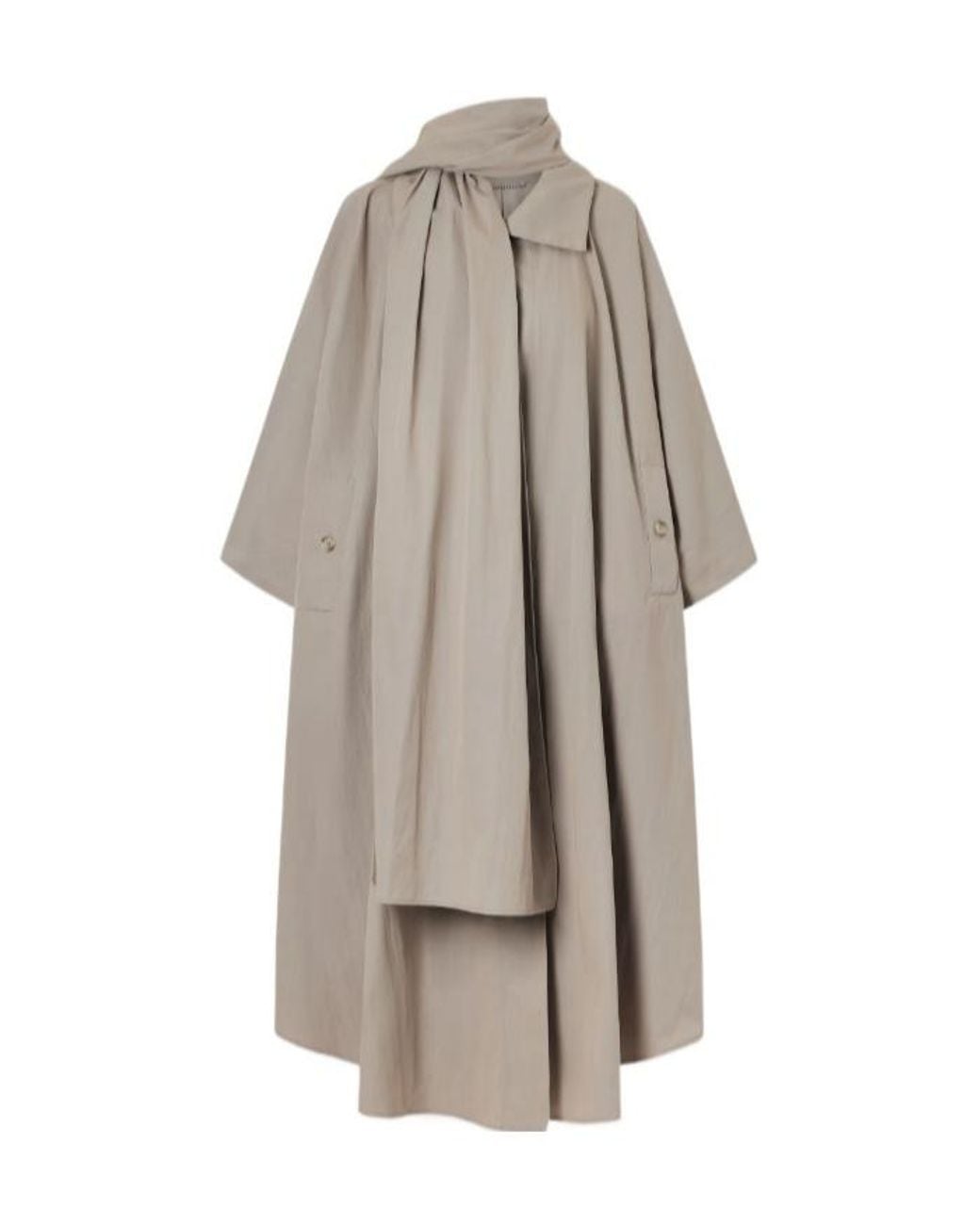 Magda Butrym Gray Classic Trench Coat