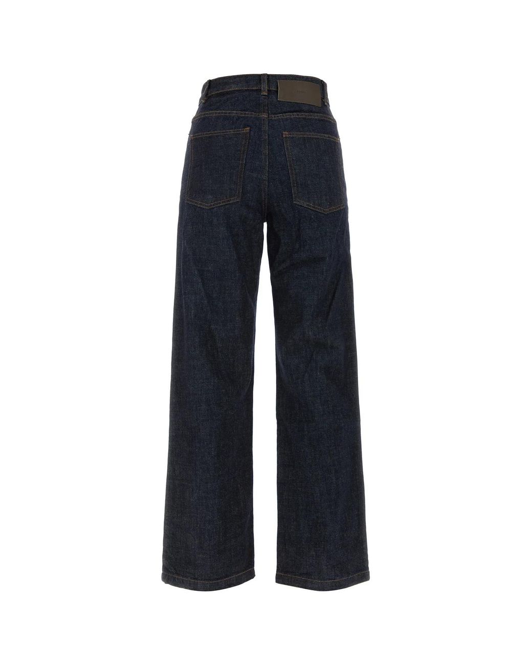 Soeur Blue Calvin High-Rise Wide-Leg Jeans
