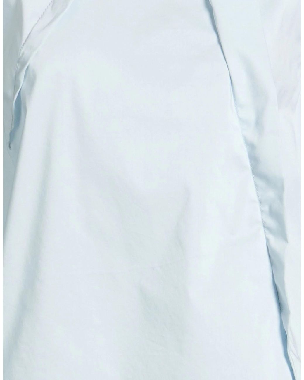 MM6 by Maison Margiela Blue Sleeveless Ruched Dress
