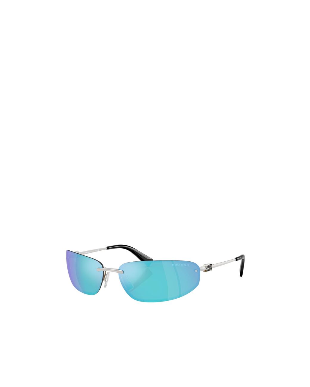 Miu Miu Pink Oval-Frame Sunglasses
