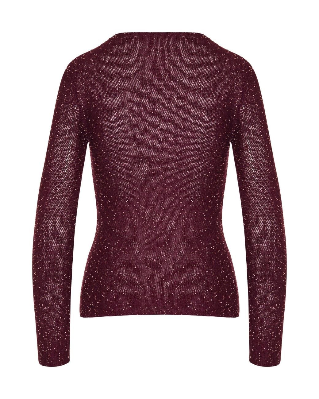 Gabriela Hearst Purple Knitted Shimmer Top