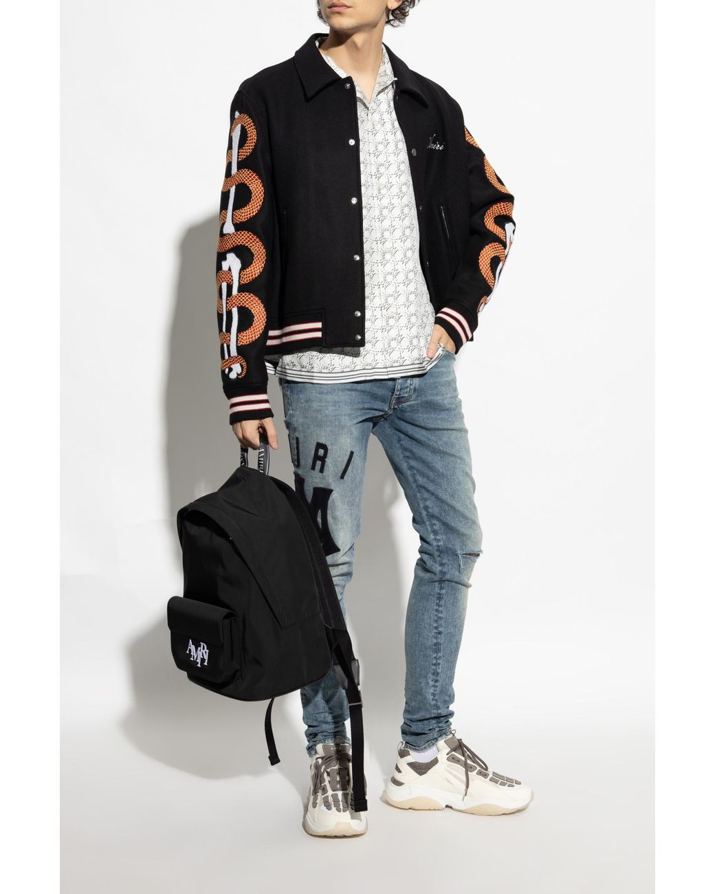 Amiri Multicolor Bone Low-Top Sneakers for men