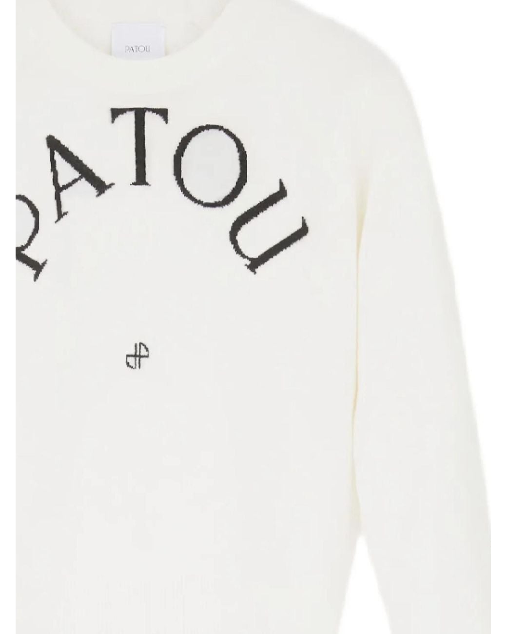 Patou White Wool Blend Jumper