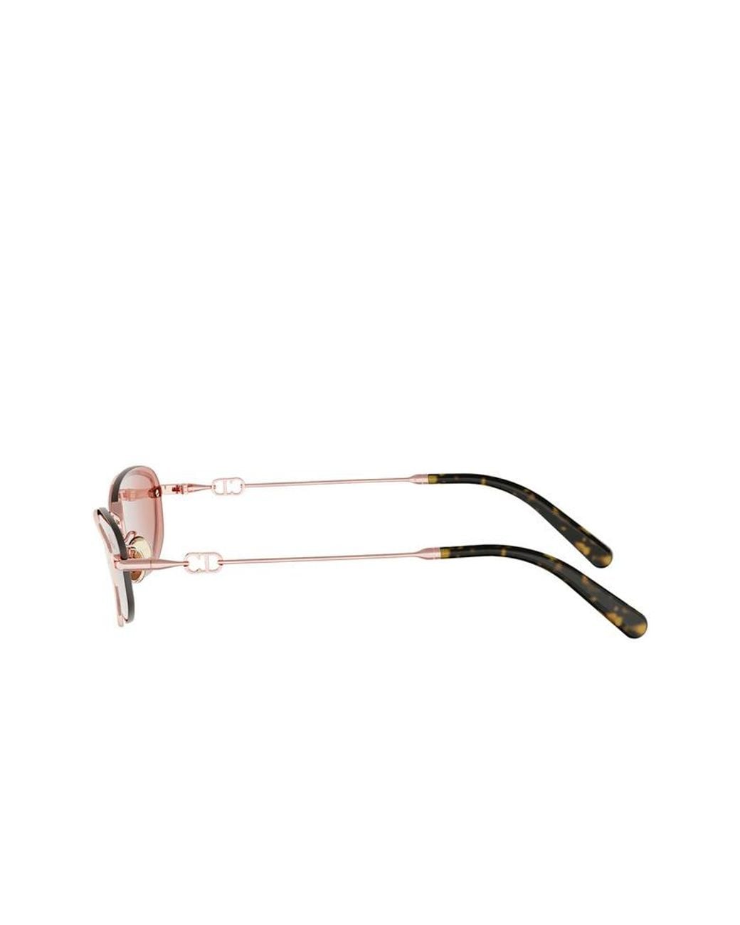 Dior Pink Eyewear Cat Eye Frame Sunglasses