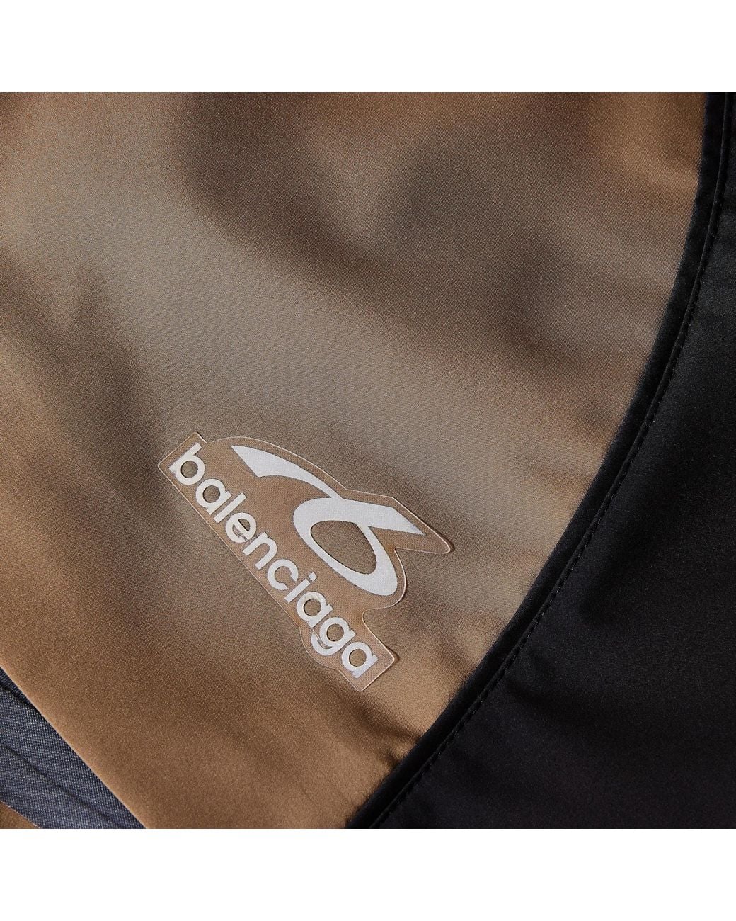Balenciaga Brown Olor-Block Athletic Shorts