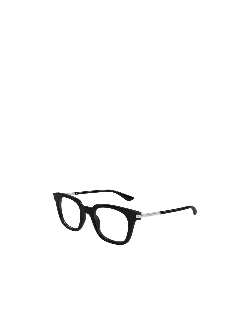 McQueen White Eyewear Rectangular Frame Glasses for men