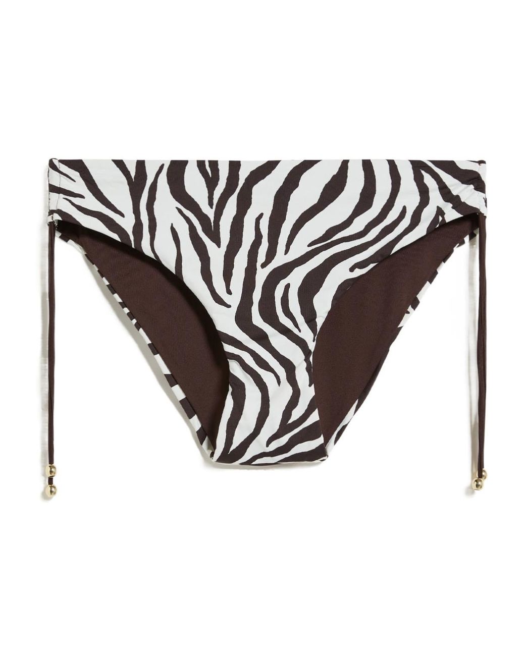 Max Mara Black Printed Nylon Briefs