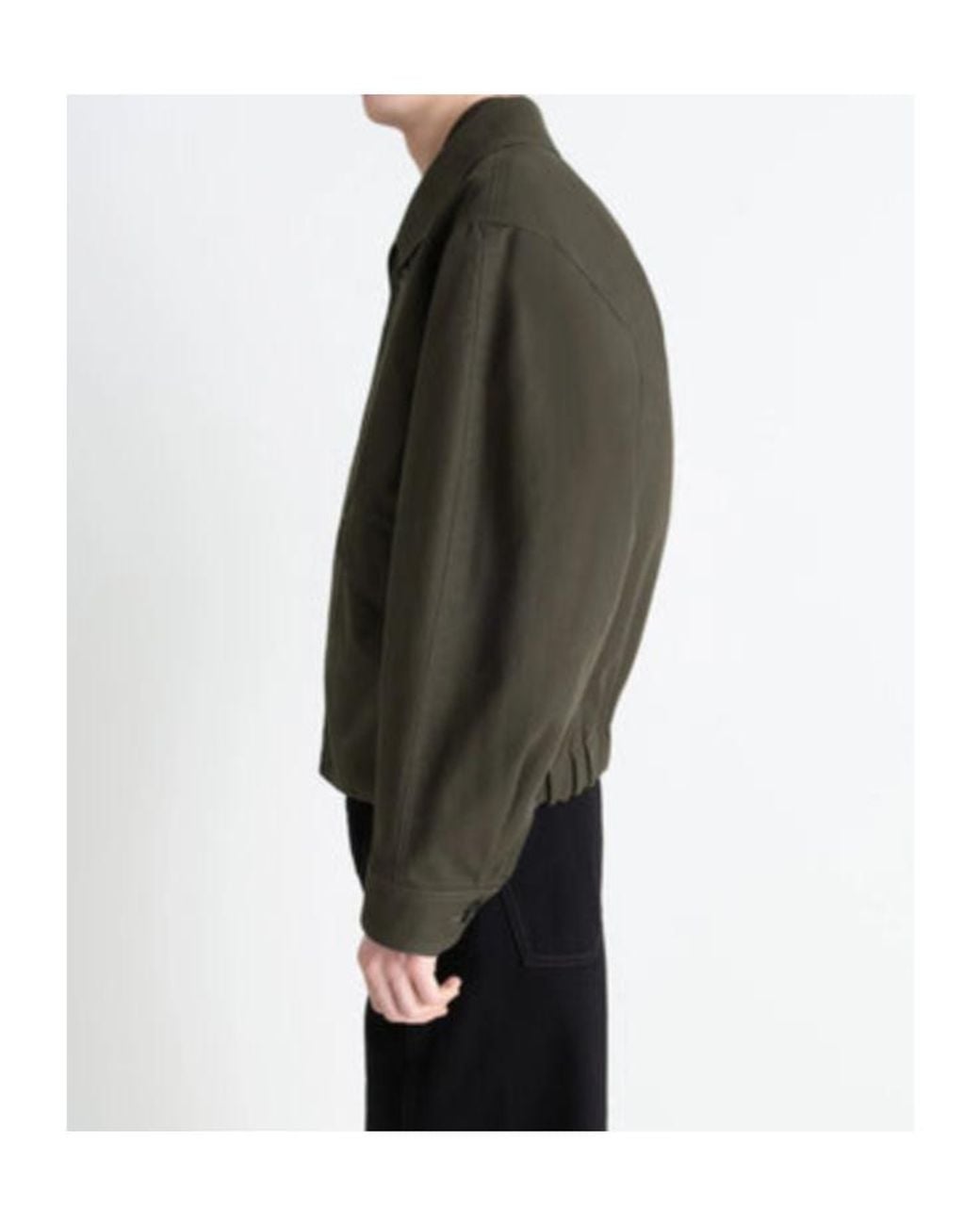 Lemaire Boxy Blouson in Green for Men | Lyst