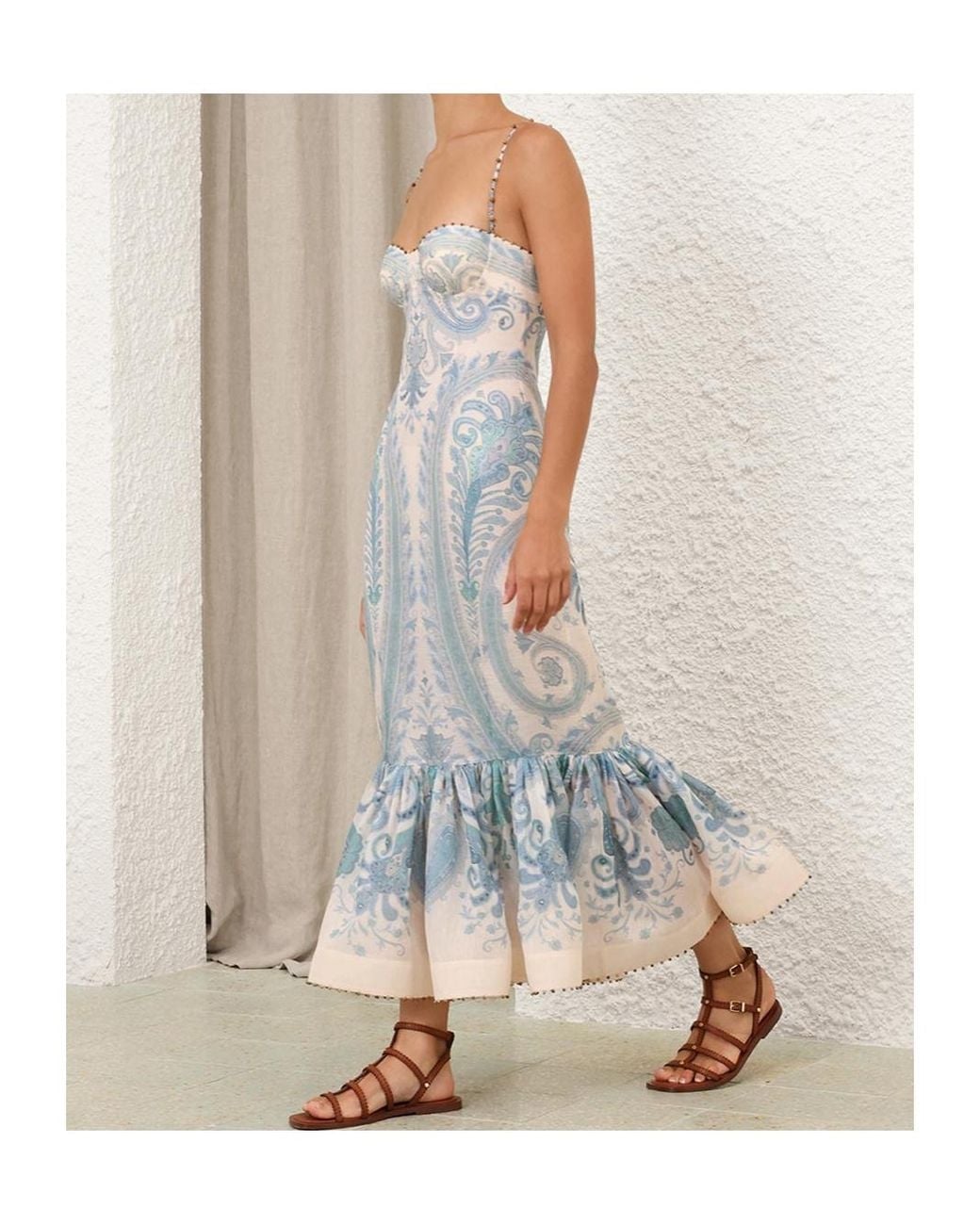 Zimmermann Blue Illuminate Gown