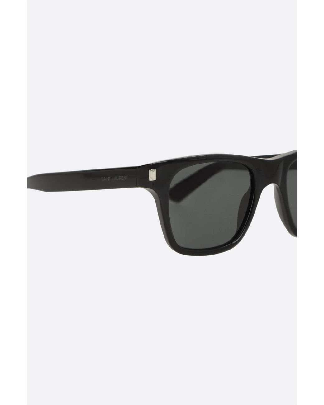 Saint Laurent Gray Eyewear Square Frame Sunglasses for men