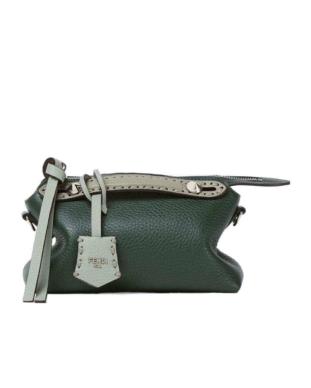 Fendi Green By The Way Soft Selleria Mini Handbag