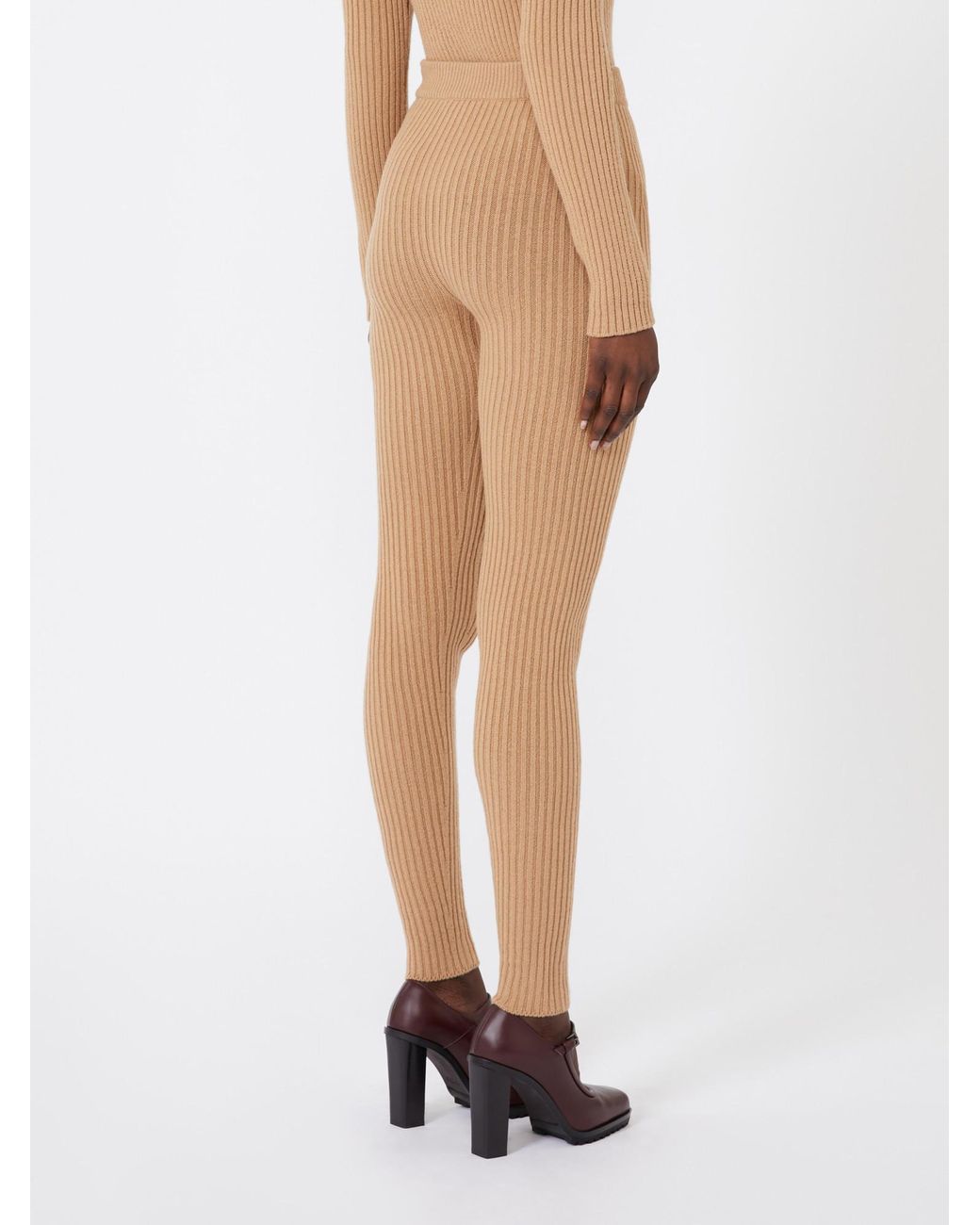 Max Mara Natural Apogeo Knitted Trousers