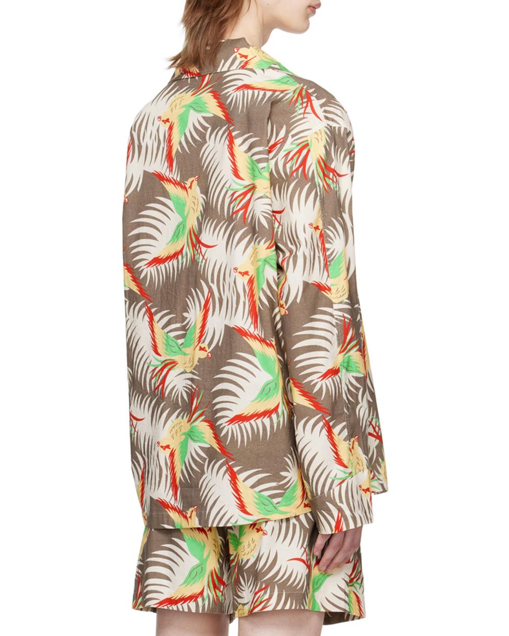 Bode Multicolor Motif-Print Cotton Shirt