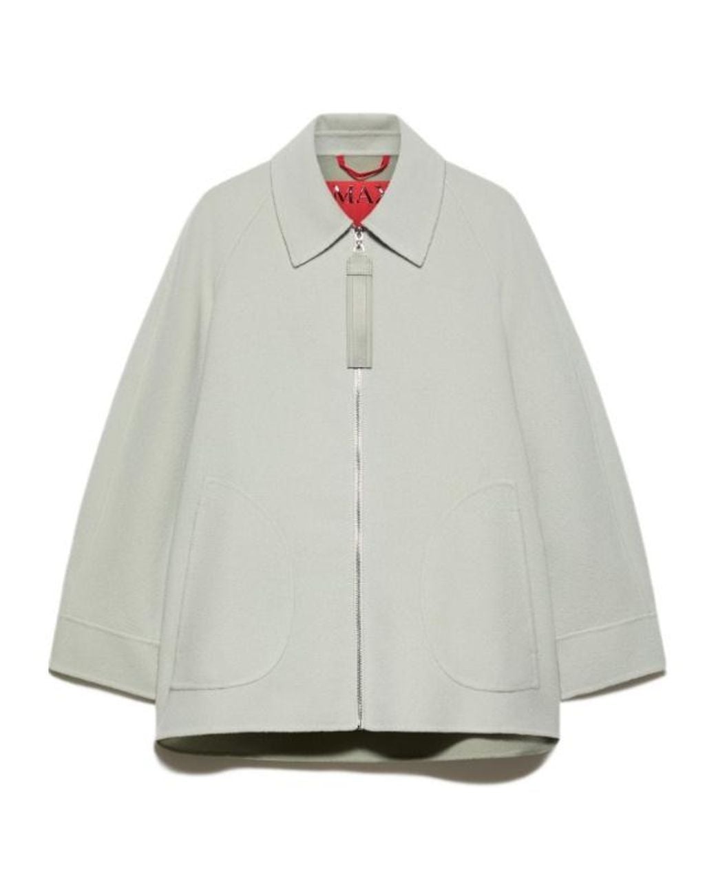 MAX&Co. Gray Double-Woven Wool Jacket