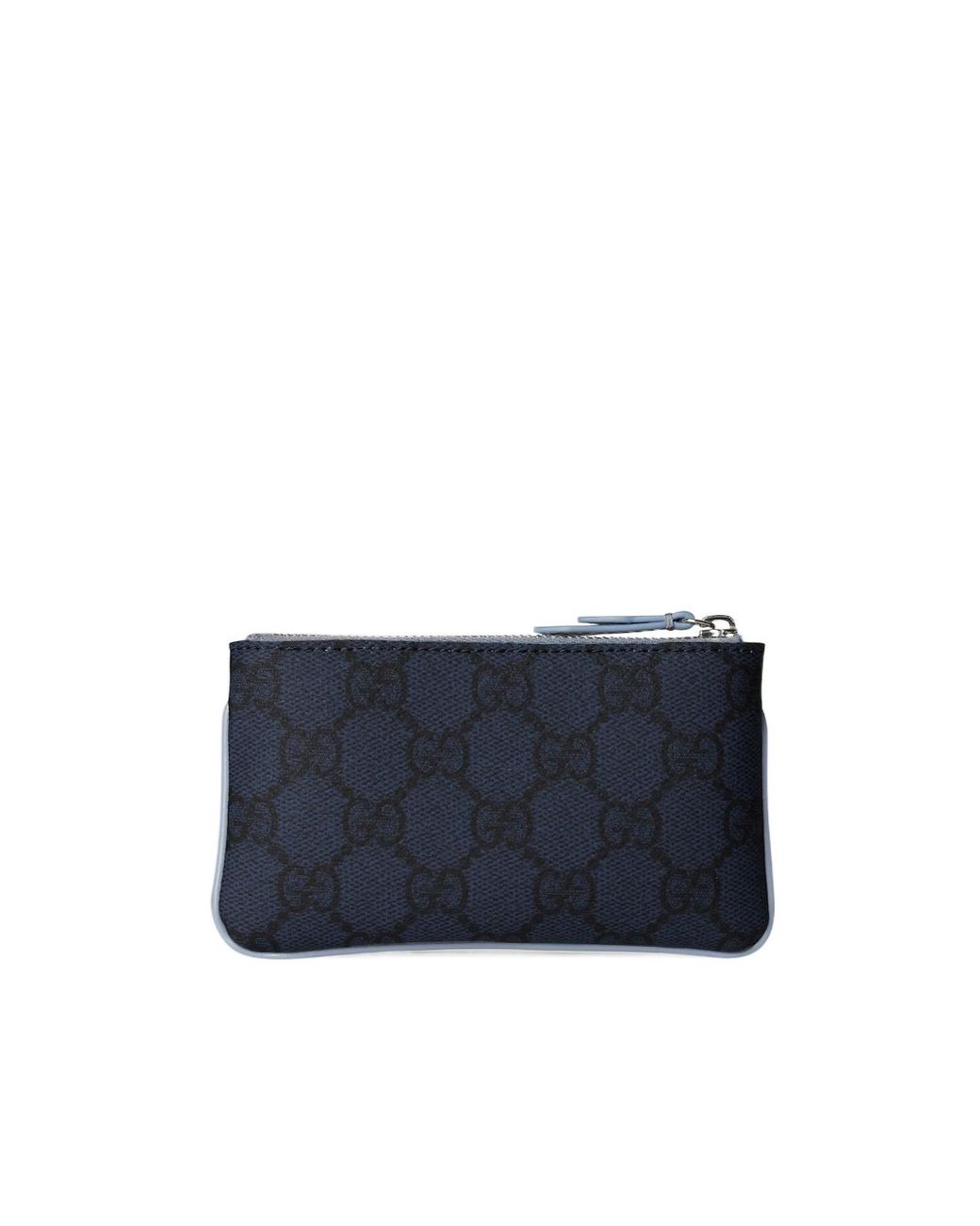 Gucci Blue Dusty Trim Key Pouch for men