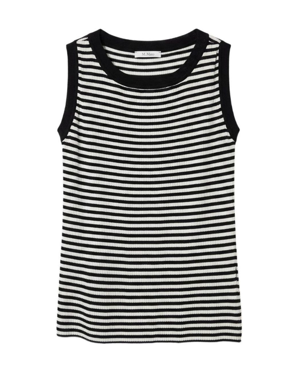 Max Mara Black Sleeveless Vest