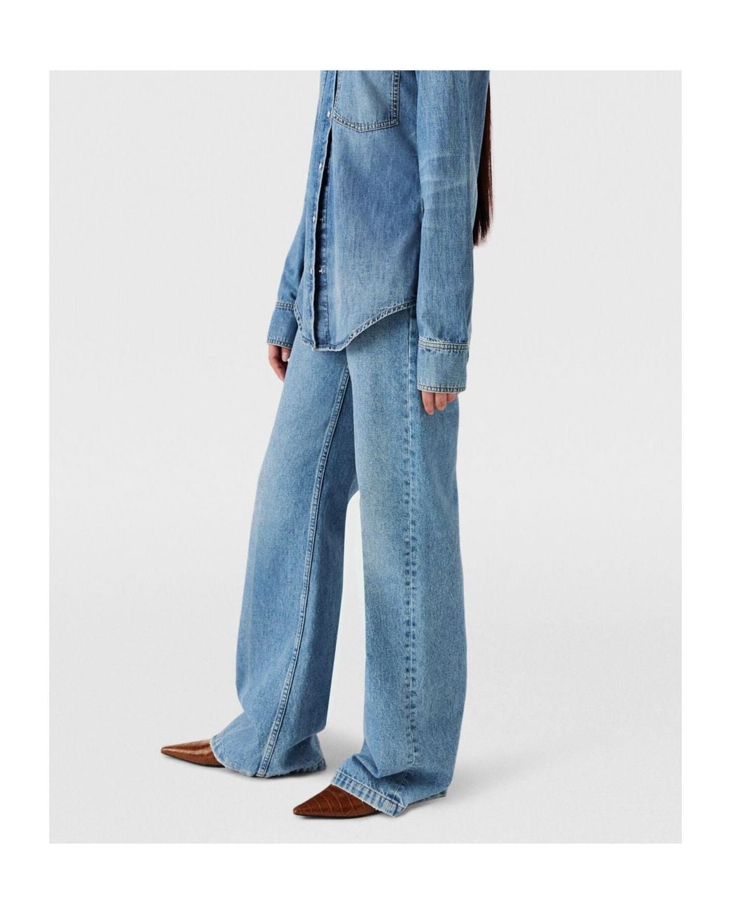 Stella McCartney Blue Straight Leg Jeans