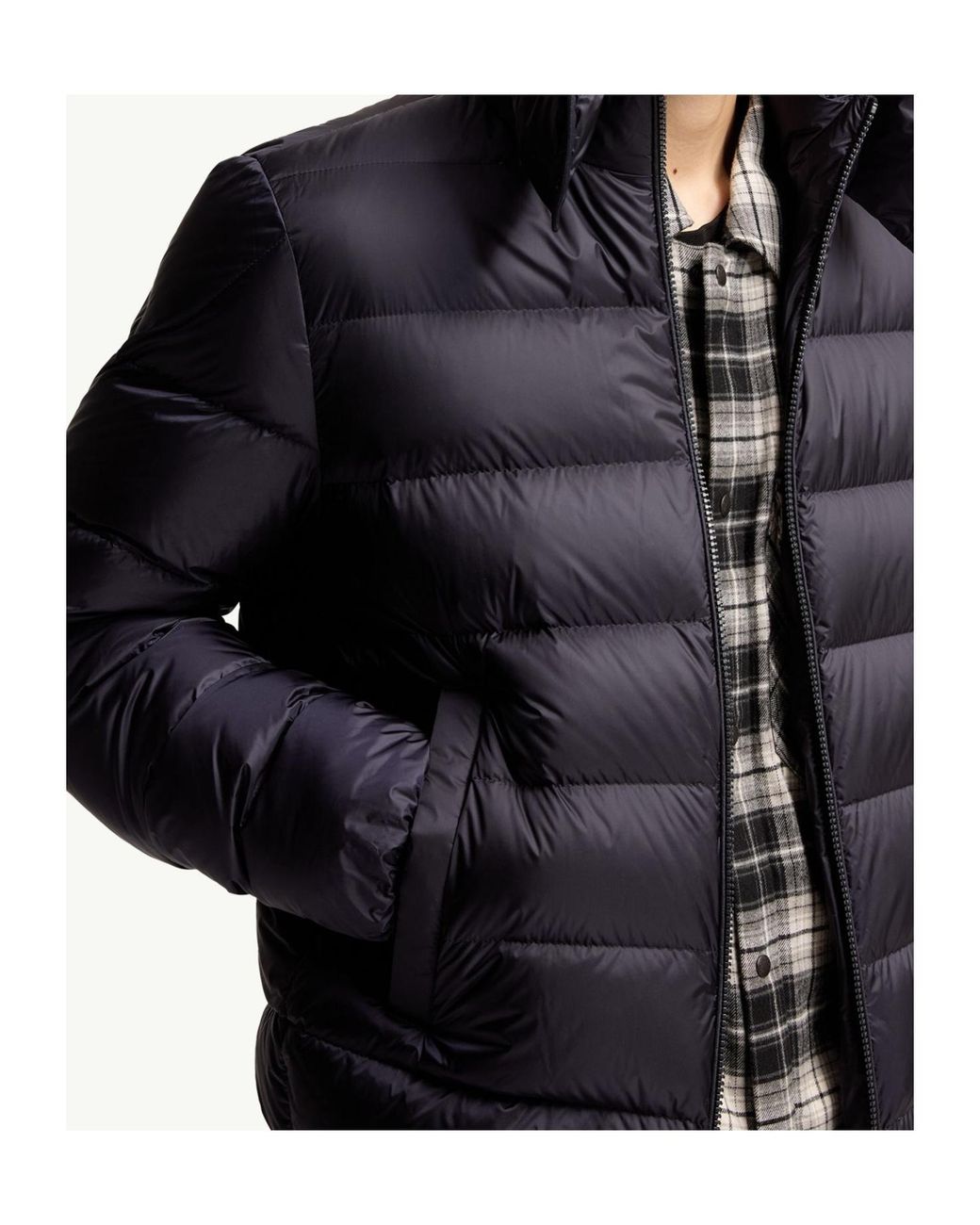 Moncler Black Ravenlock Hooded Padded Jacket for men