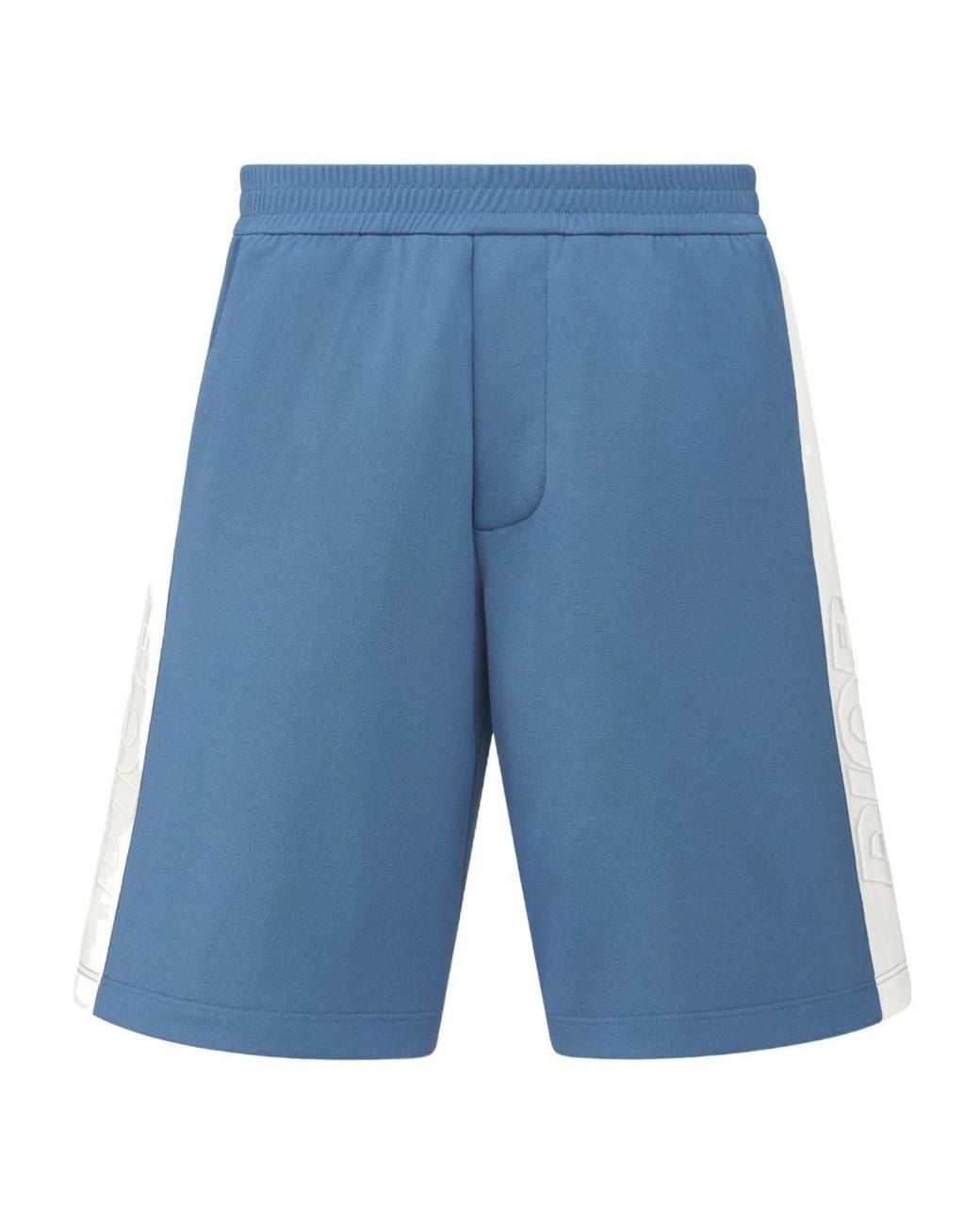 Dior Blue Homme Stripe Detailed Track Shorts for men