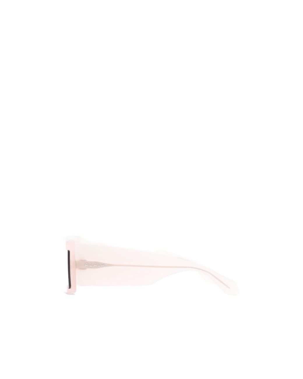 Alaïa Pink Alaïa Rectangular Shield Sunglasses