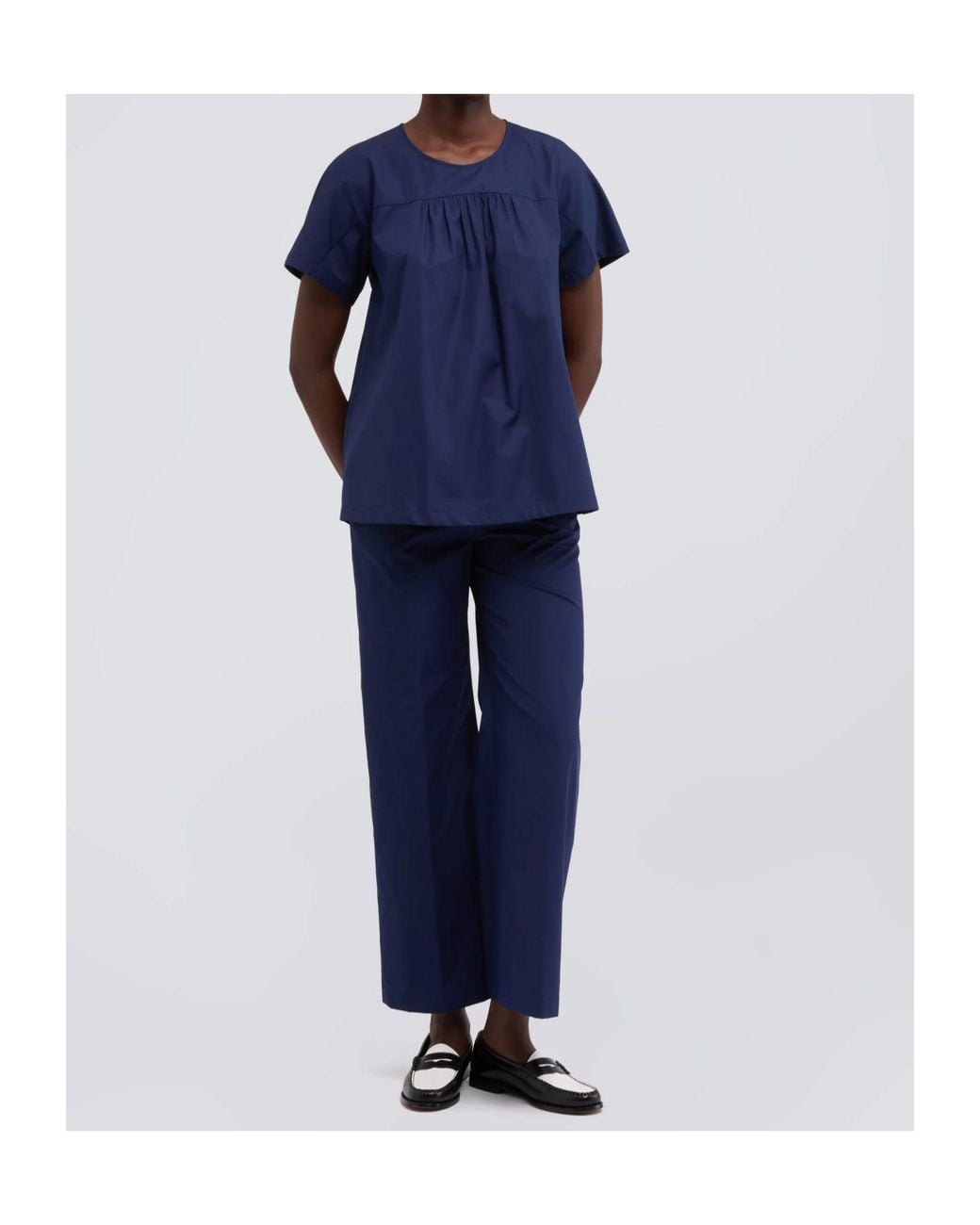Aspesi Blue Tie-Up Detail Cover-Up