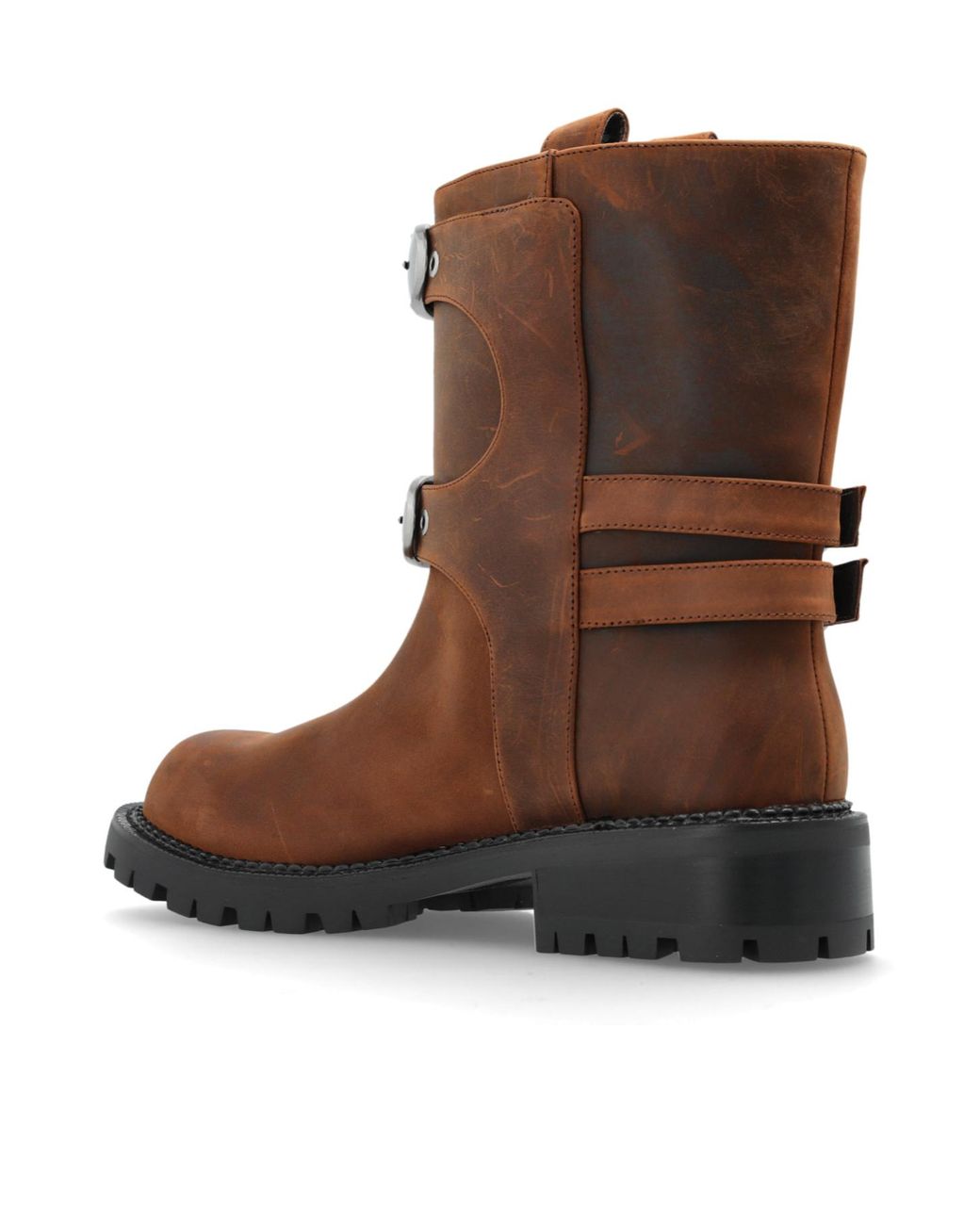 Marc Jacobs Brown The Kiki Moto Boots