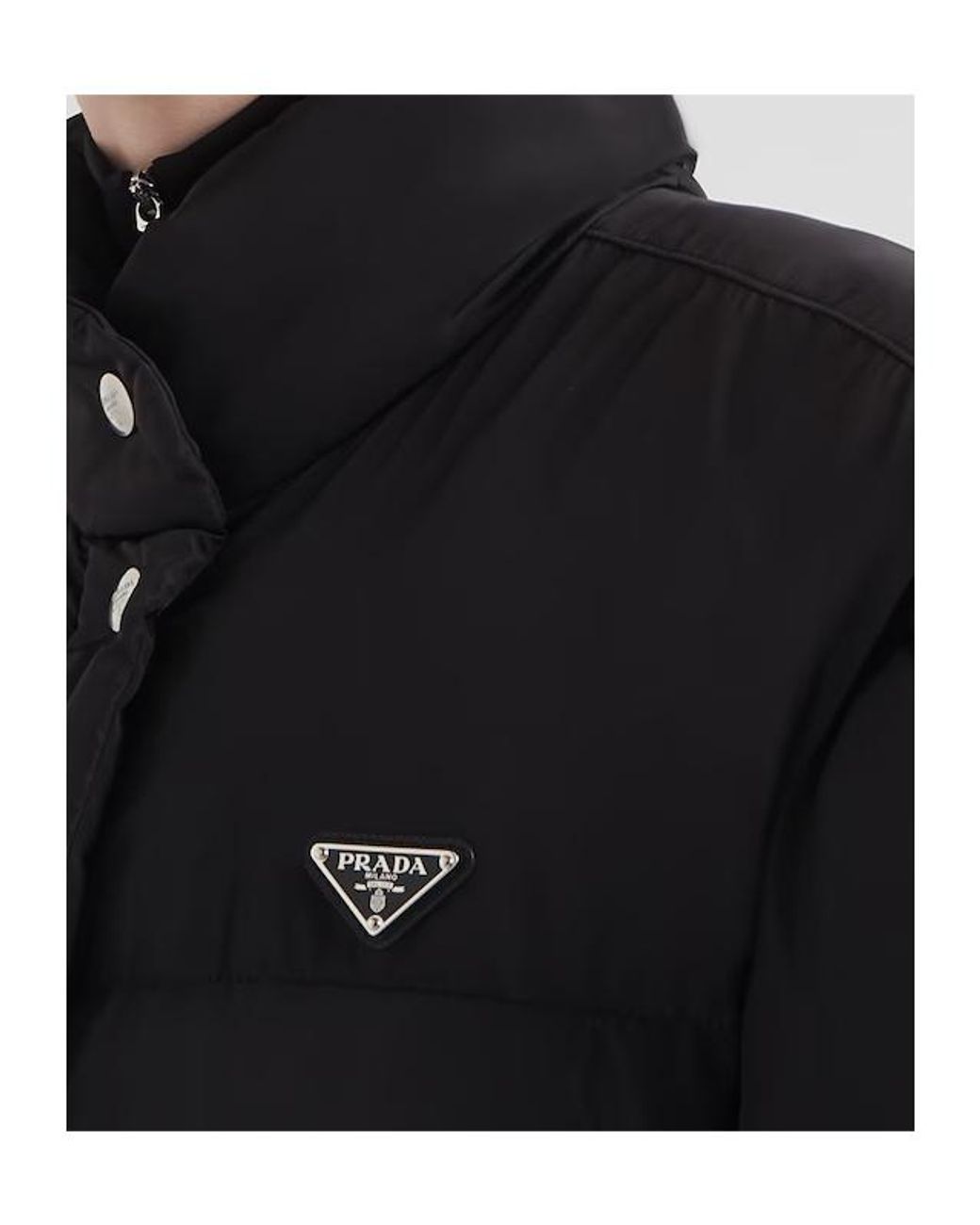 Prada Blue Re-Nylon Down Coat