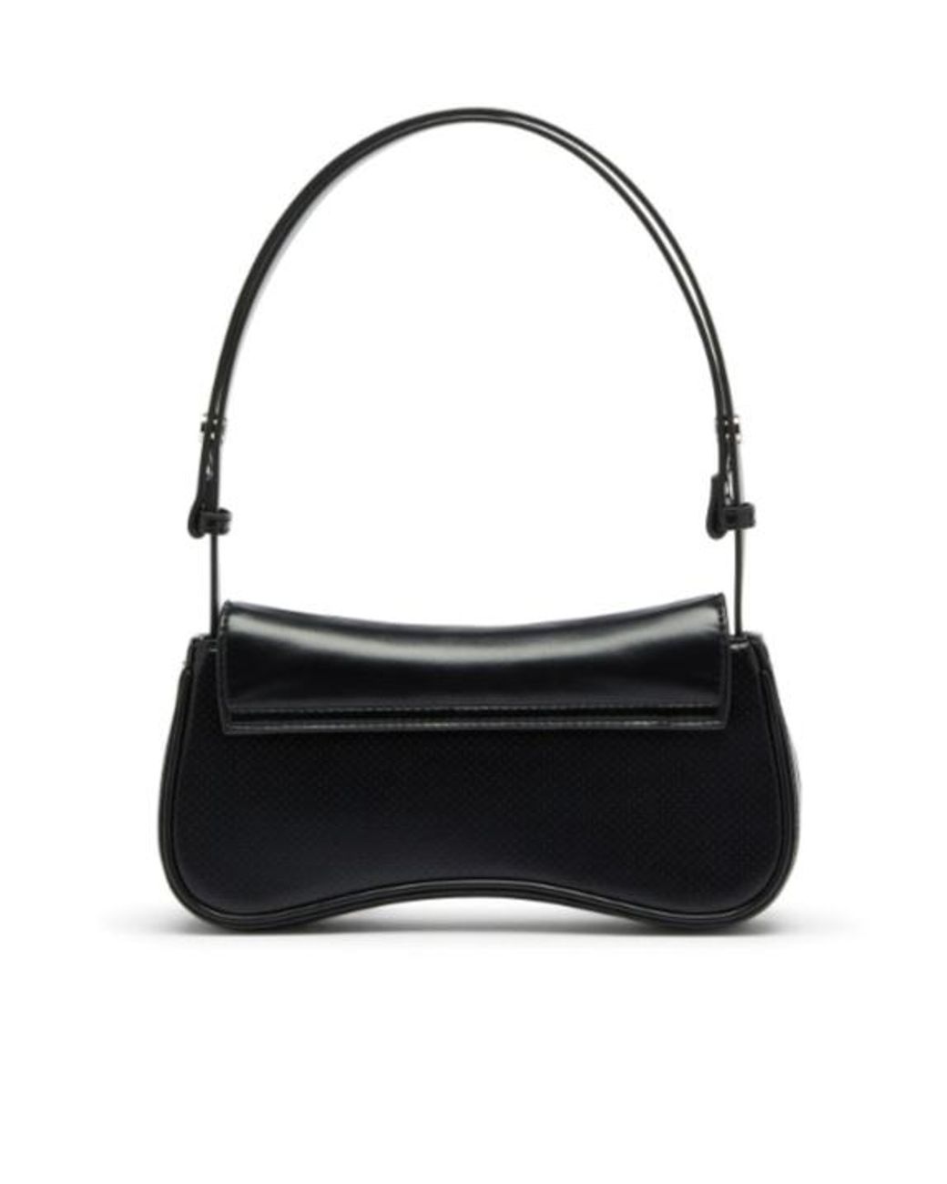 DIESEL Black Play Quilted Shoulder Bag