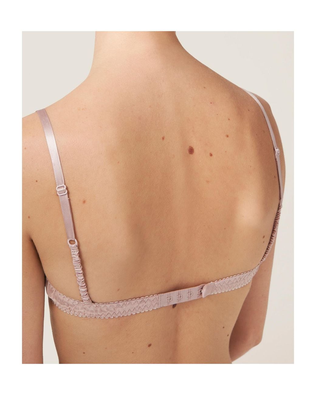 Miu Miu Pink Satin Bra