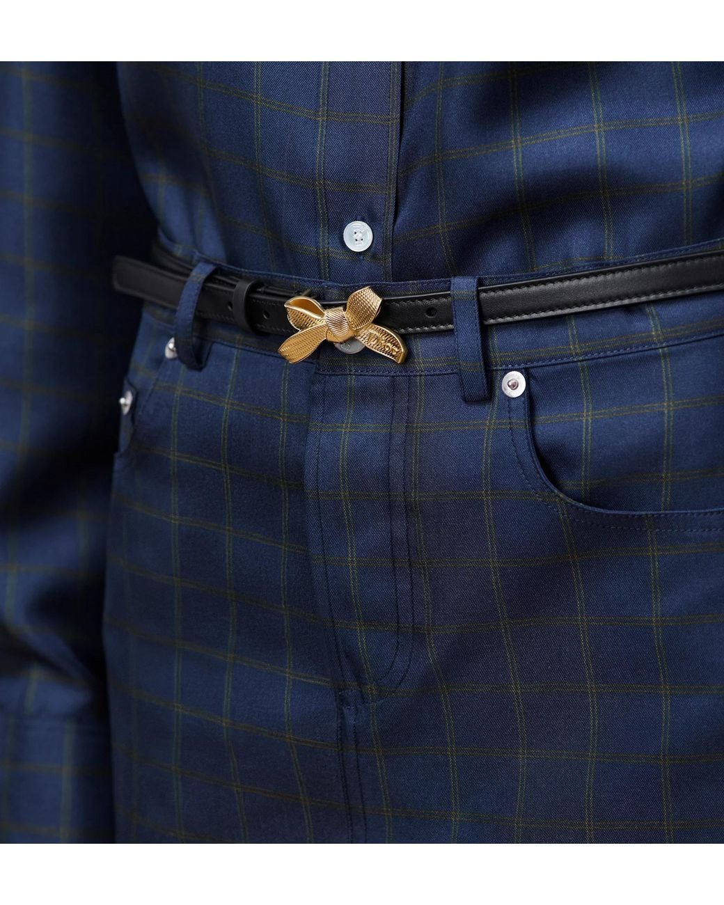 Dior White Issimo Bow Belt