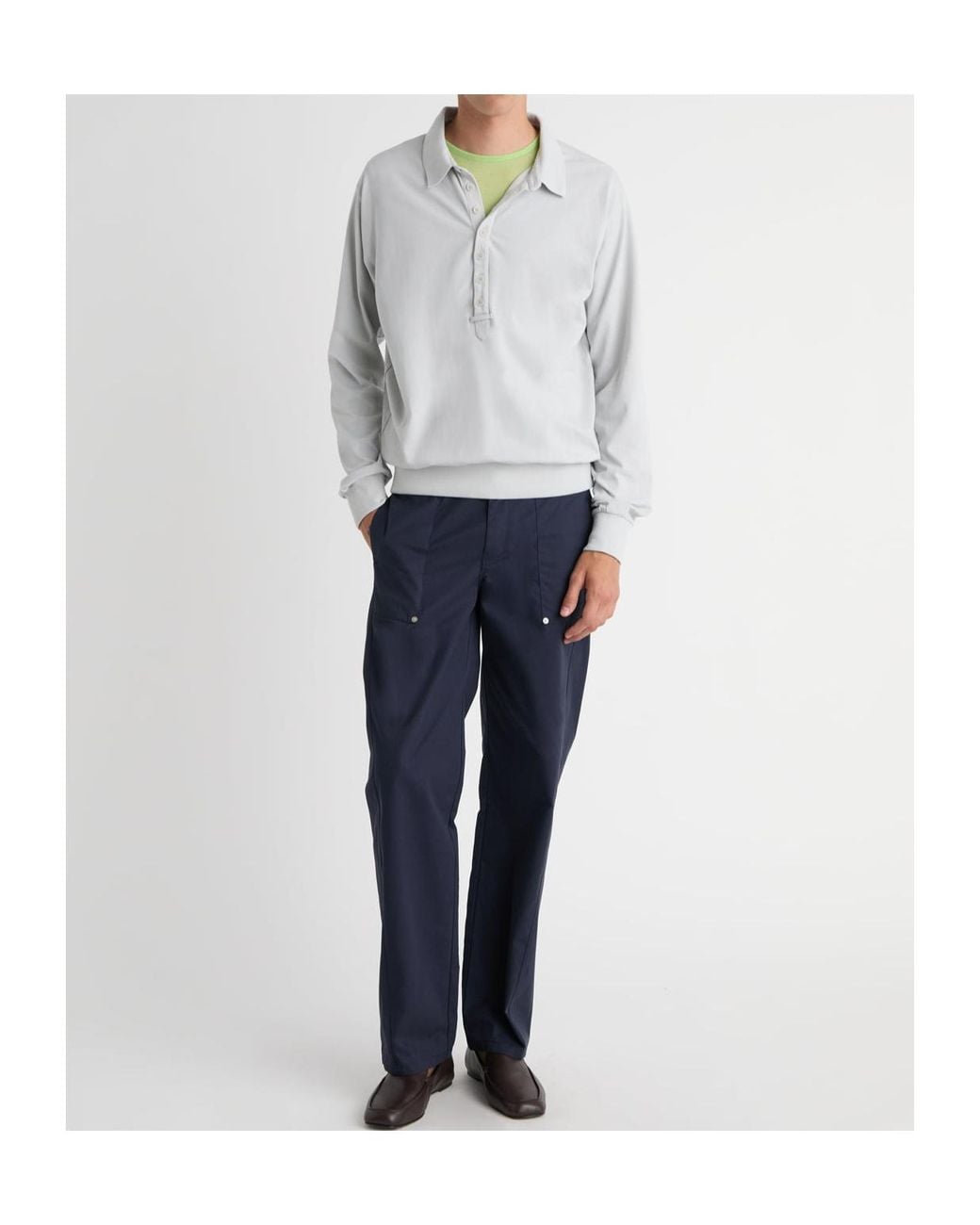 Paloma Wool Blue Wide-Leg Pants for men