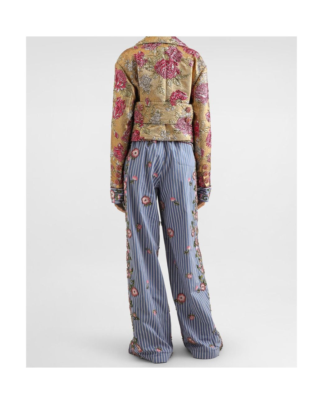 Dolce & Gabbana Red Long-Sleeved Casual Jacket