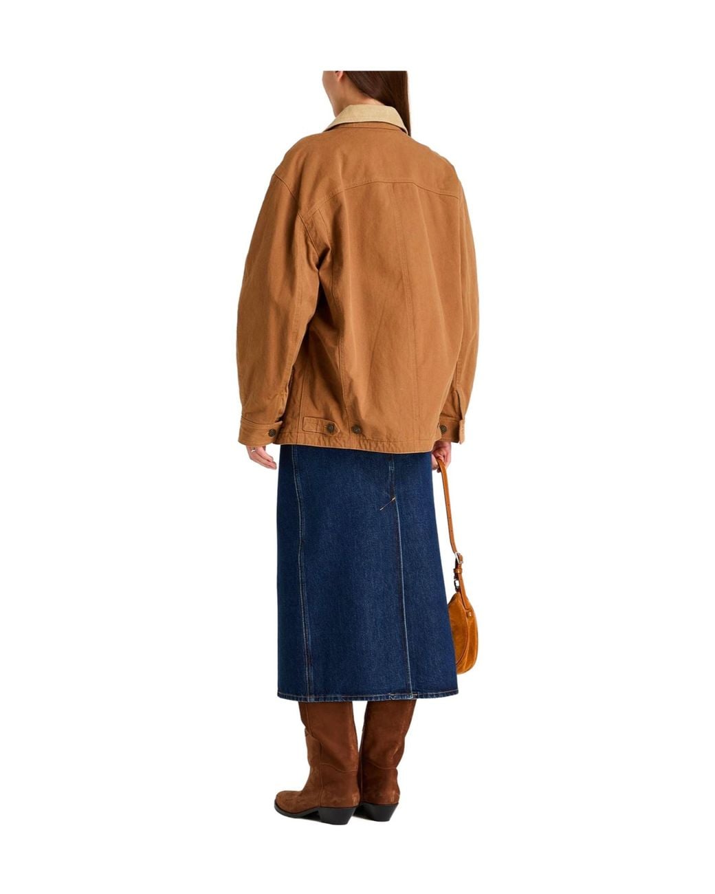 Isabel Marant Brown Solid-Color Versatile Casual Coat