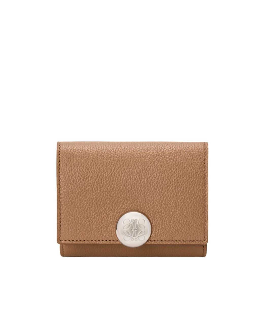 Loewe Natural Pebble Trifold Wallet