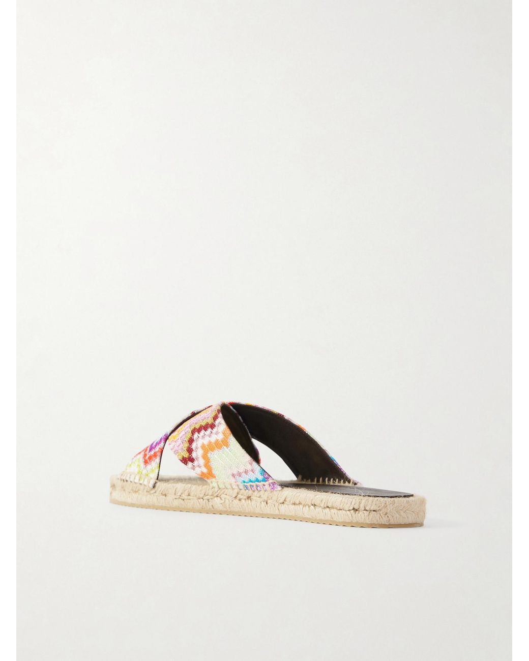 Missoni Multicolor Striped Woven Espadrilles