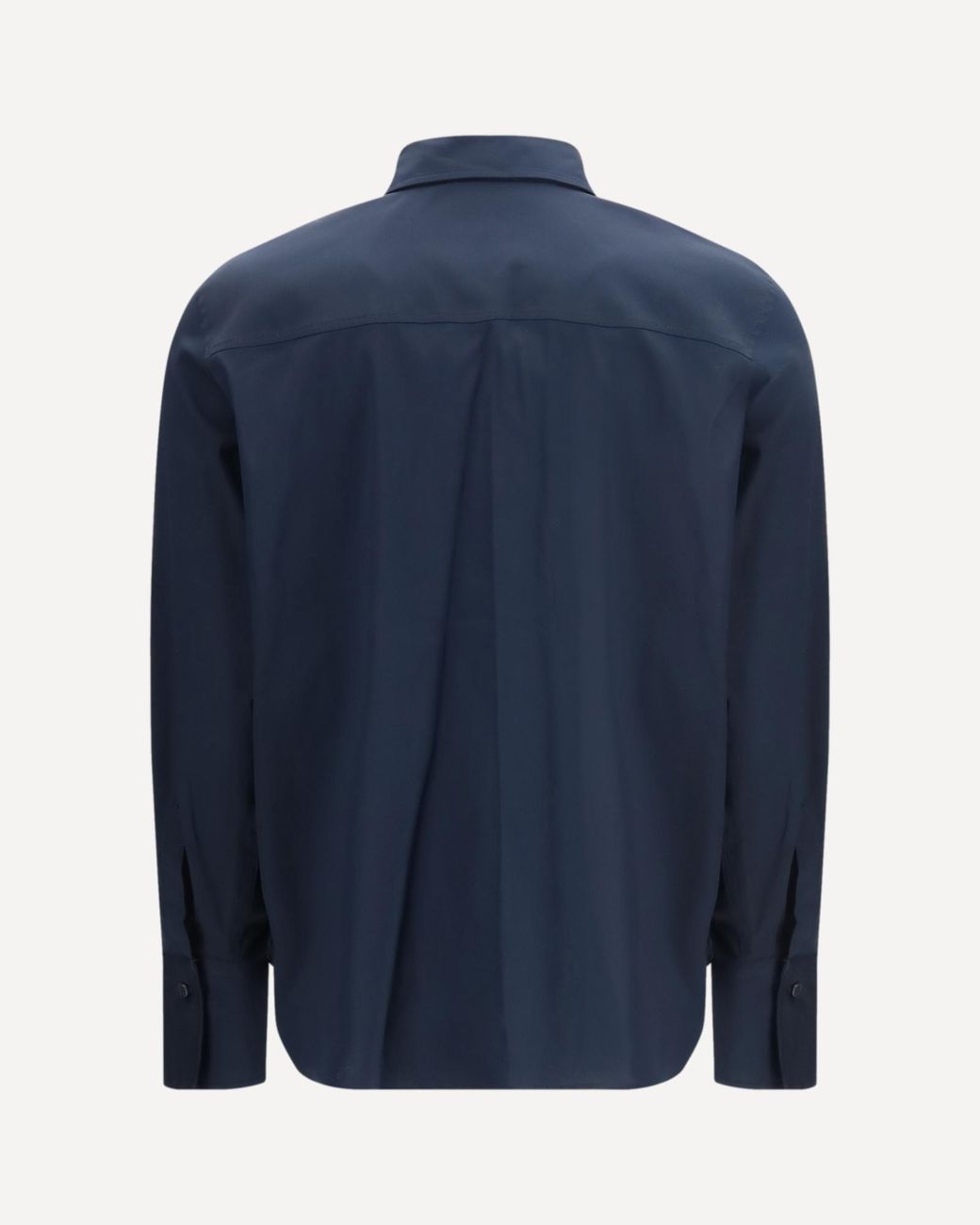 Brunello Cucinelli Blue Chain-Trim Shirt