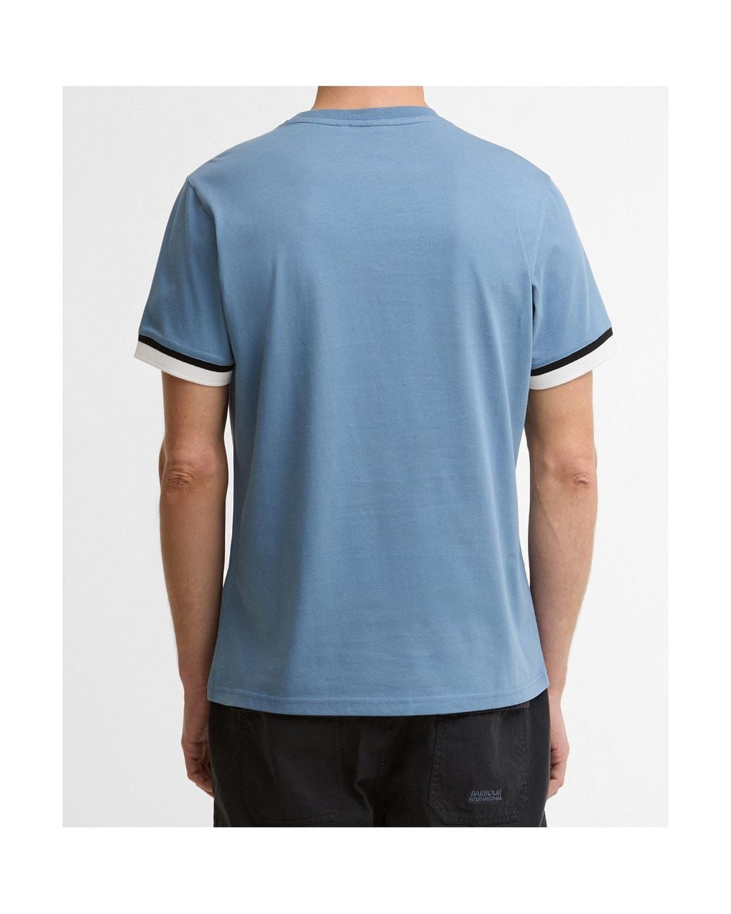 Barbour Blue Evan Short-Sleeved T-Shirt for men