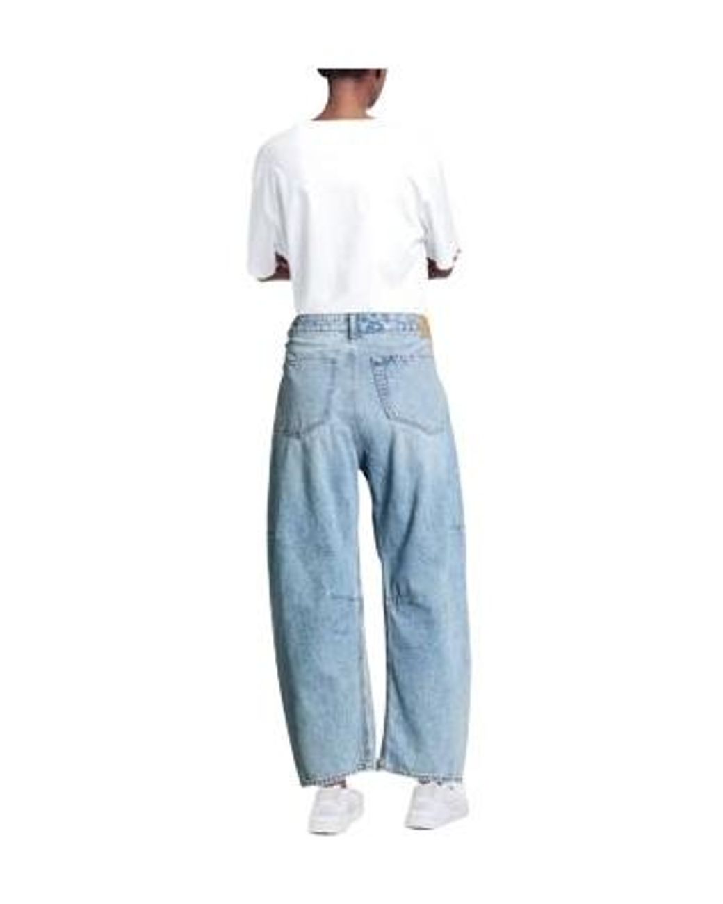 Rag & Bone Blue High-Waist Cargo Jeans