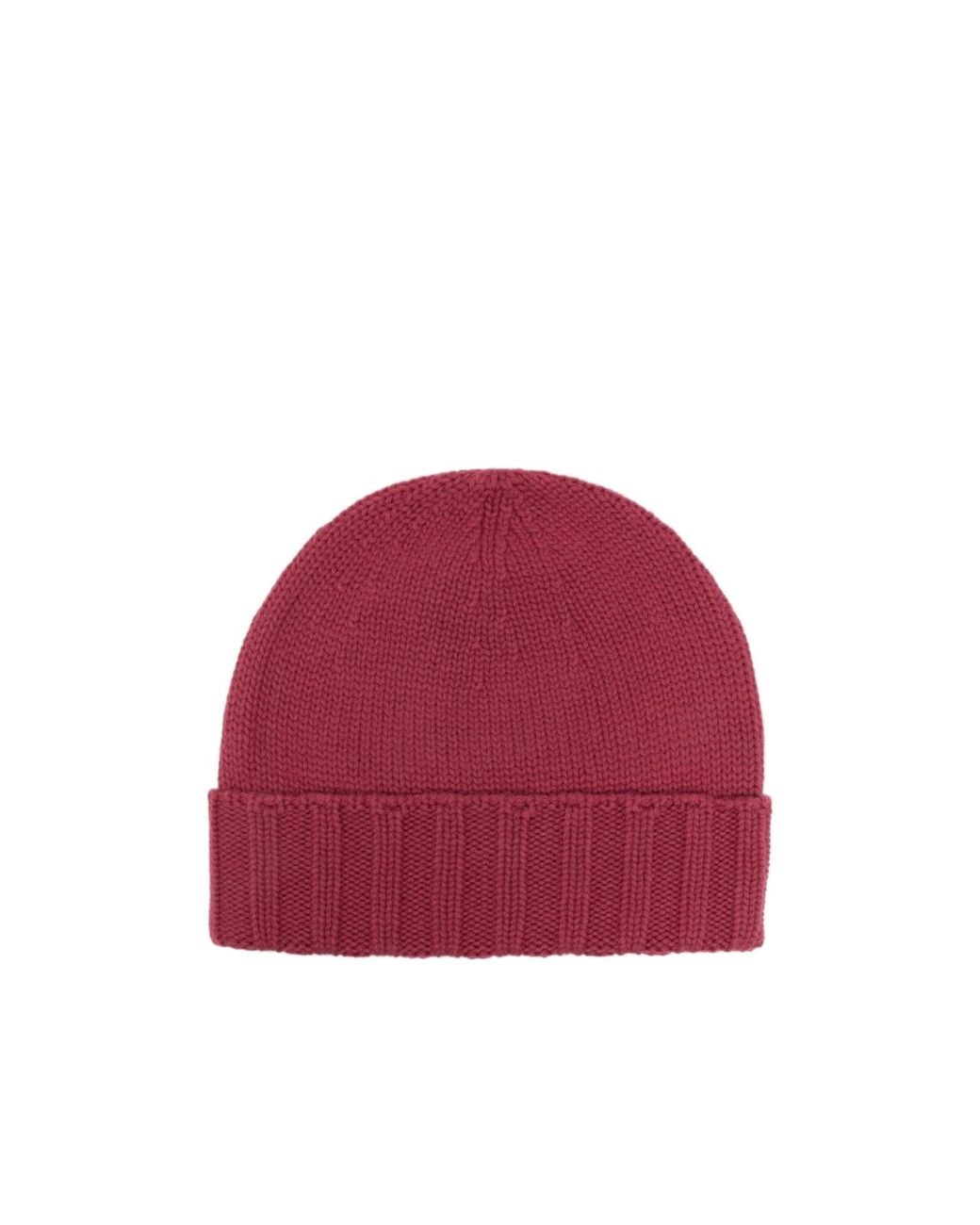 Drumohr Red Knitting Hat for men