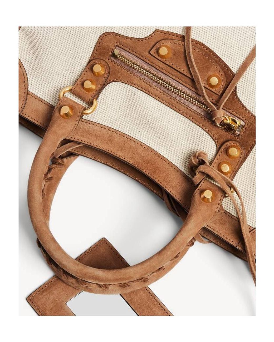 Balenciaga Brown Le City Small Shoulder Bag