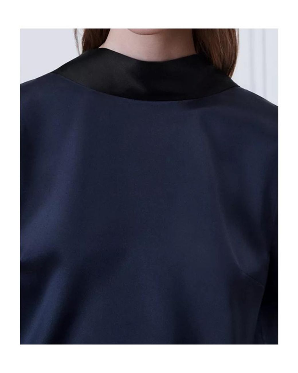 Dior Blue Blouse With Rear Tie