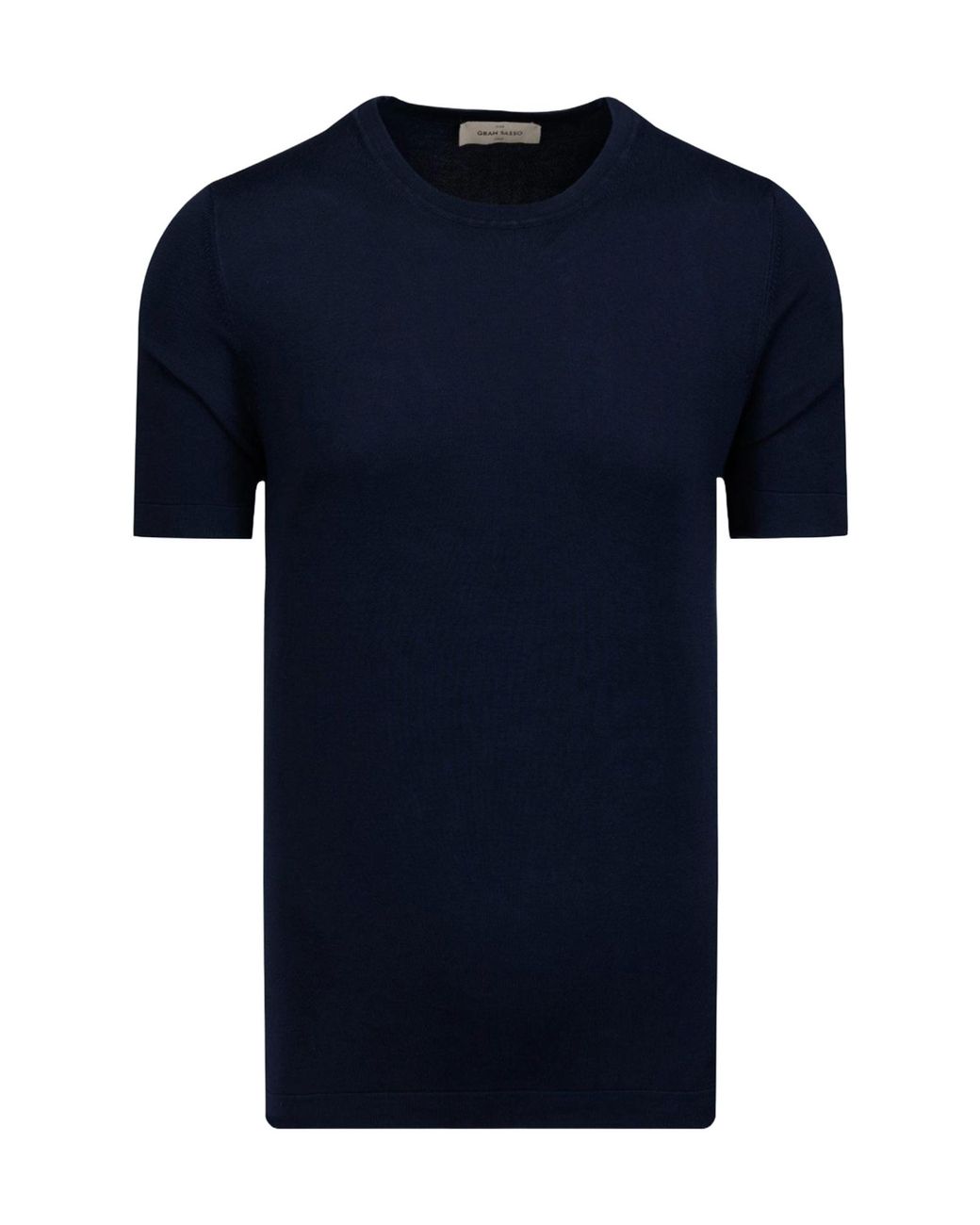 Gran Sasso Blue Crewneck T-Shirt for men