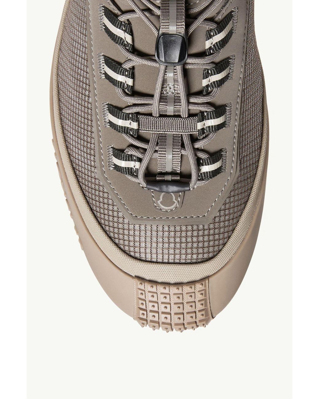 Moncler Brown Trailgrip Lp Suede Nubuck Sneaker for men