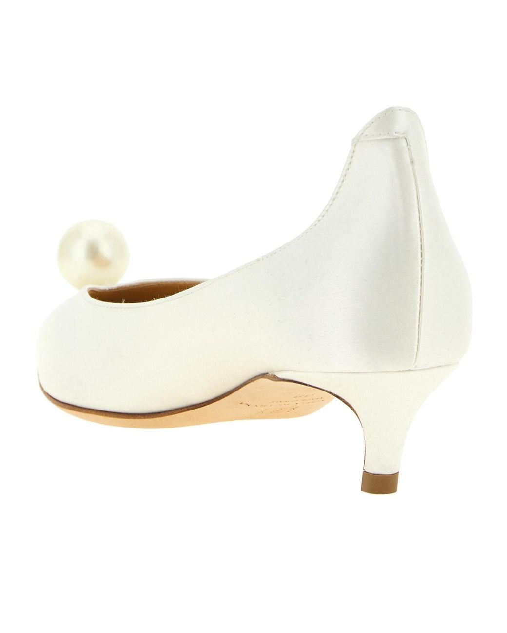 Magda Butrym White Pearl Pumps
