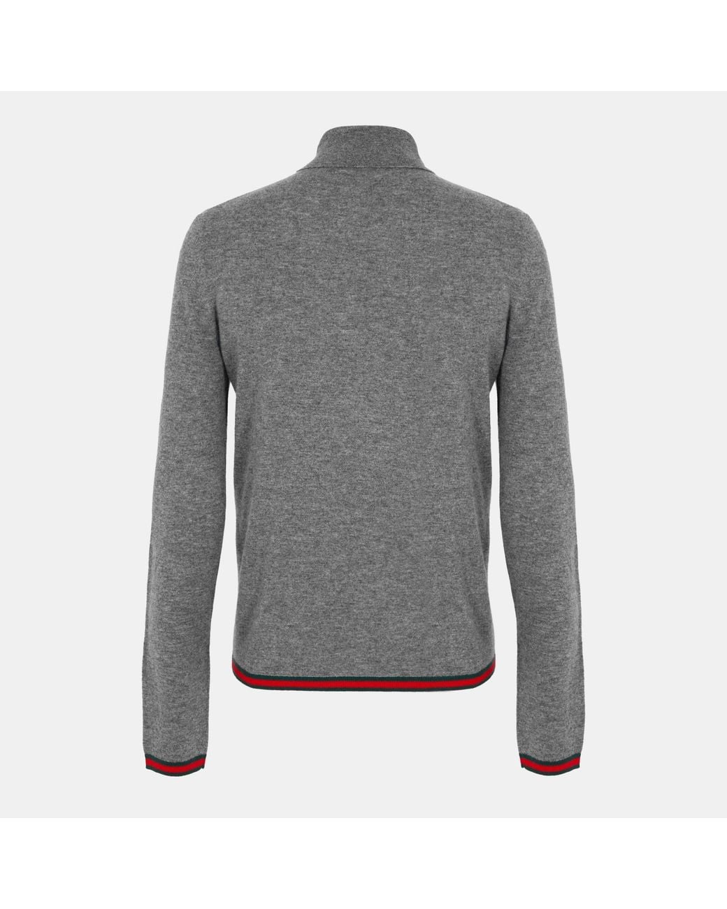 Gucci Gray Crew Neck Jumper for men