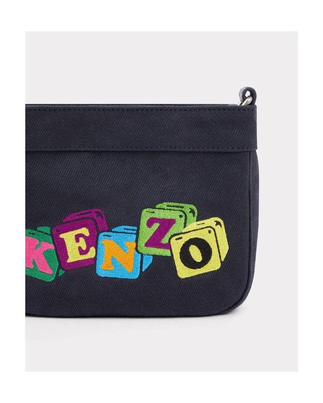 KENZO Blue 'Boke Boy' Small Bag for men